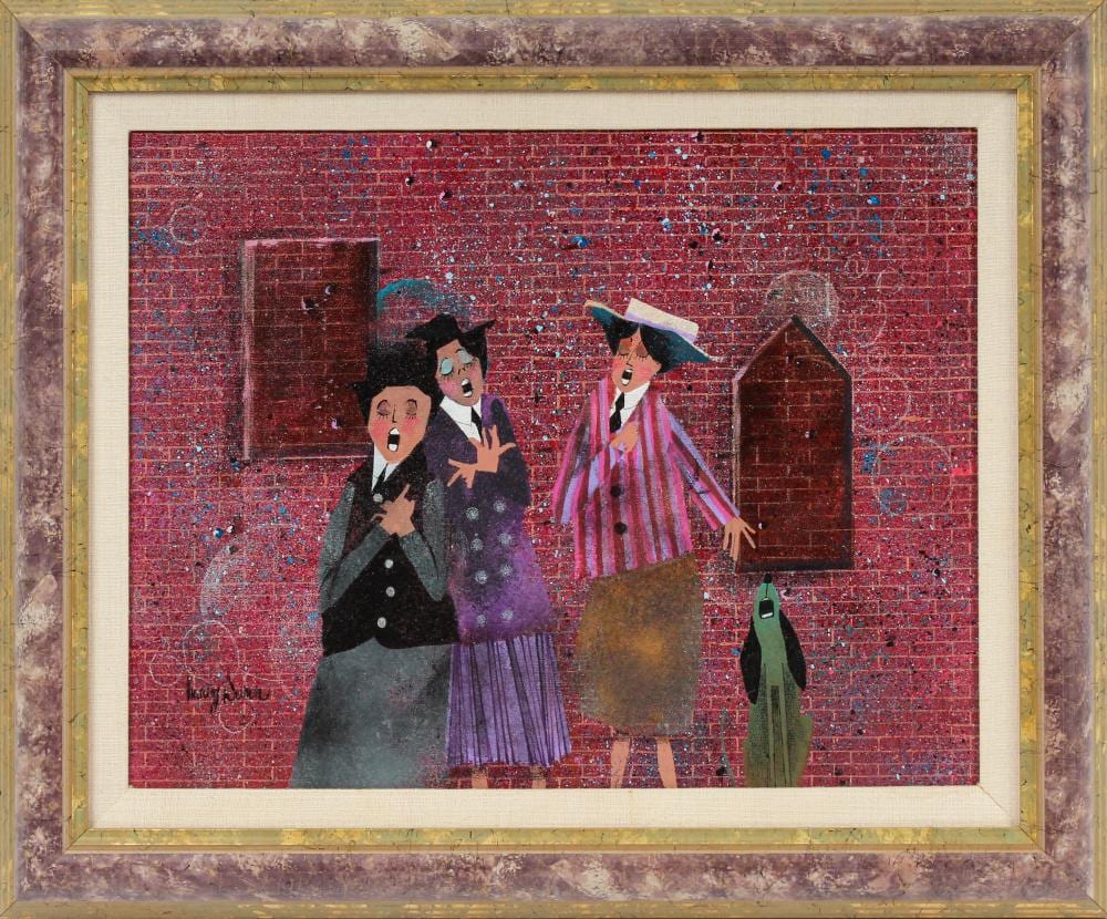 Harry Dunn comparable auction result: harry dunn american 1929 1998 songs our mother never taught us painting