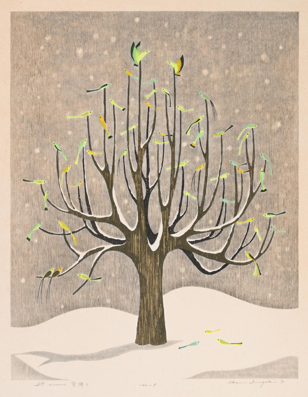 Akemi Inagaki comparable auction result: akemi inagaki it snows