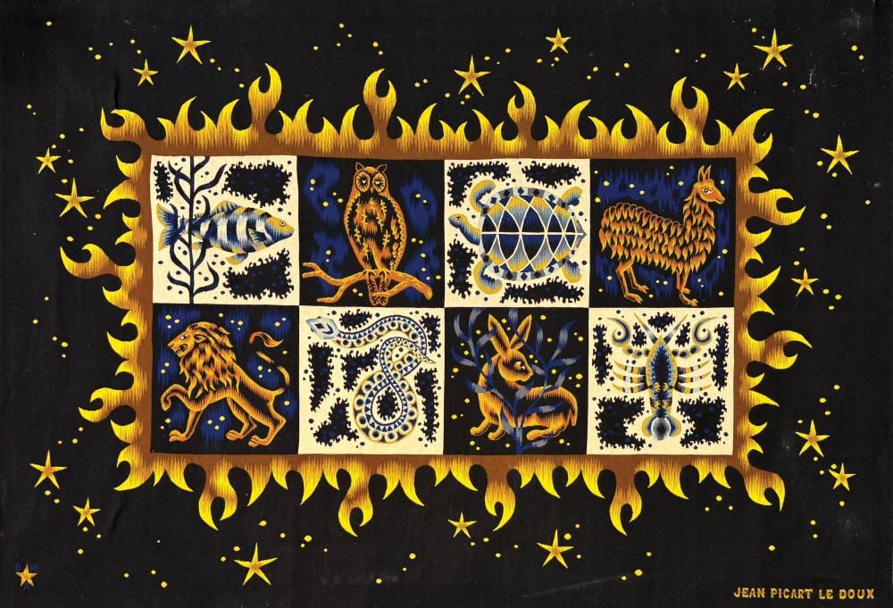 Jean Picart Ledoux comparable auction result: jean picart ledoux 1902 1982 pour aubusson atelier berthaut