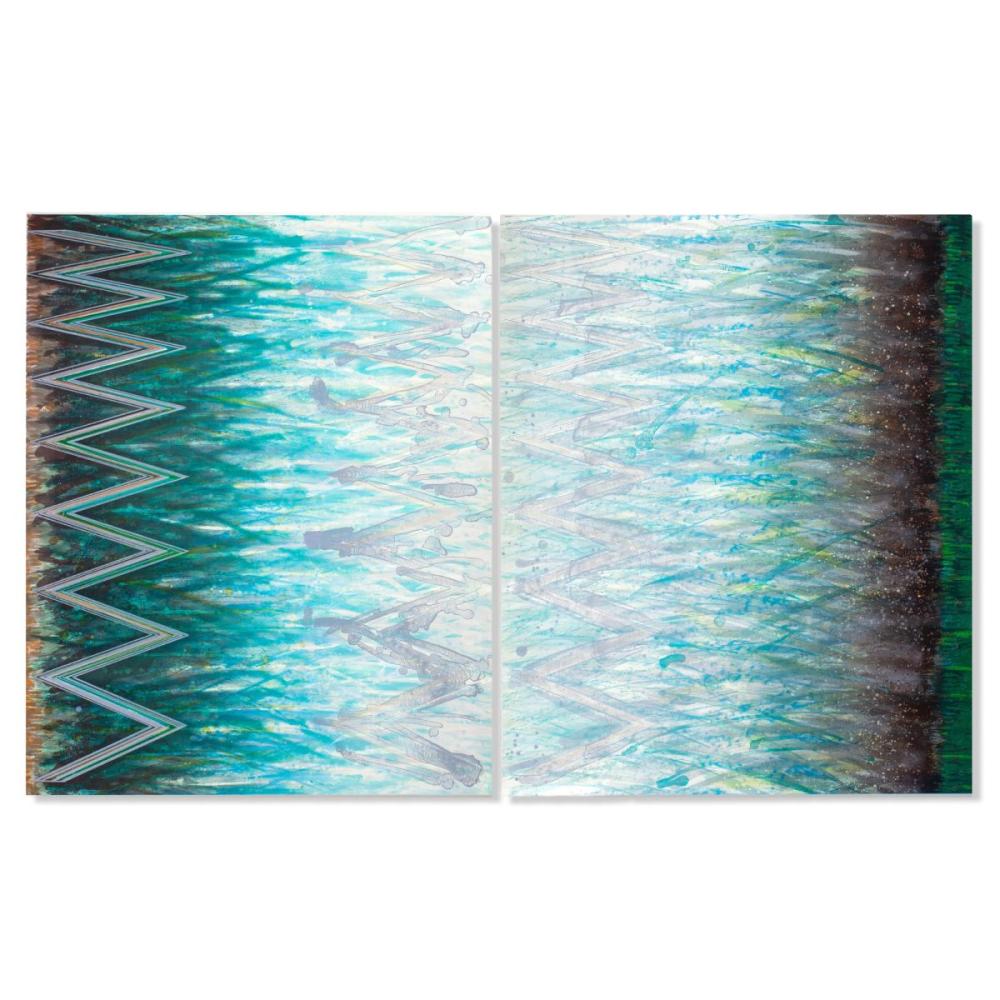 Karen Guzak comparable auction result: karen guzak wa duet i ii diptych lithographs