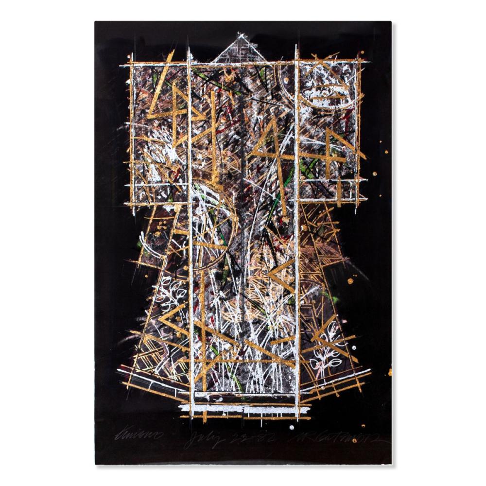 William Gatewood comparable auction result: william gatewood kimono mixed media artwork