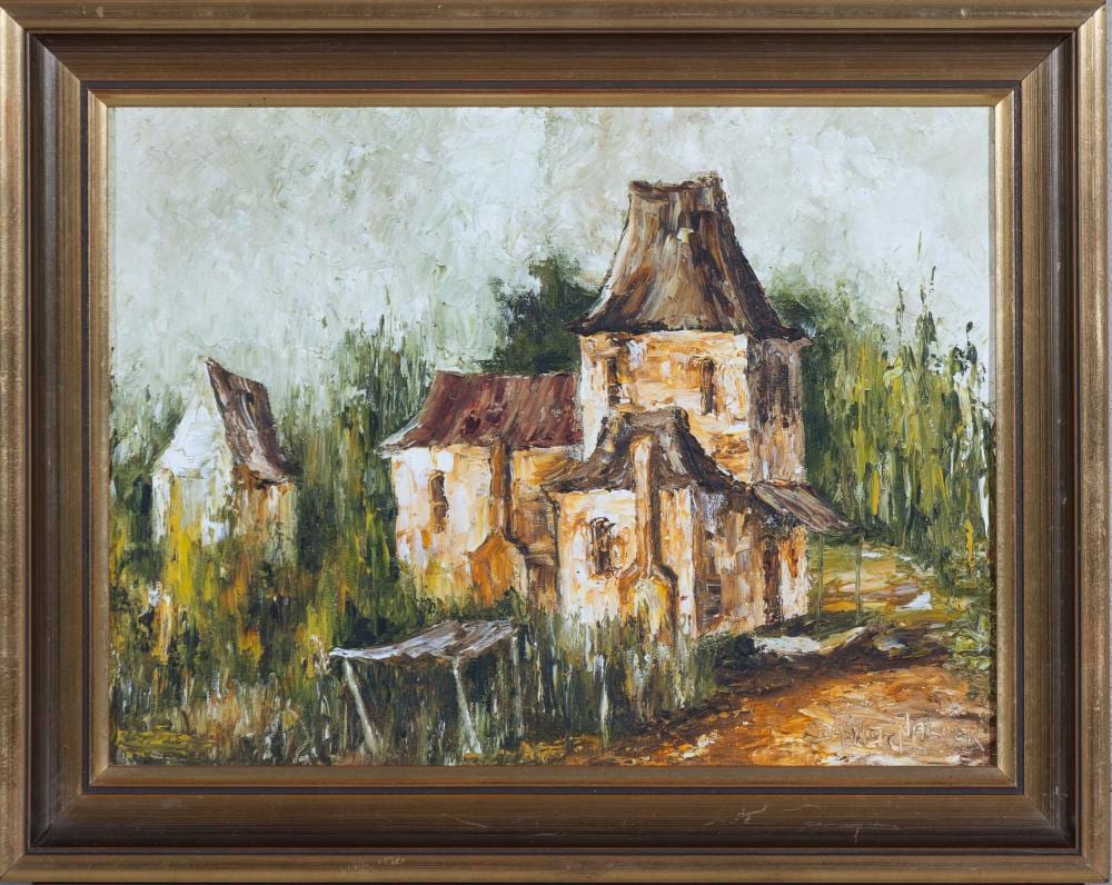 David Nalder comparable auction result: david nalder 1932 encroaching scrub oil 30 x 39cm