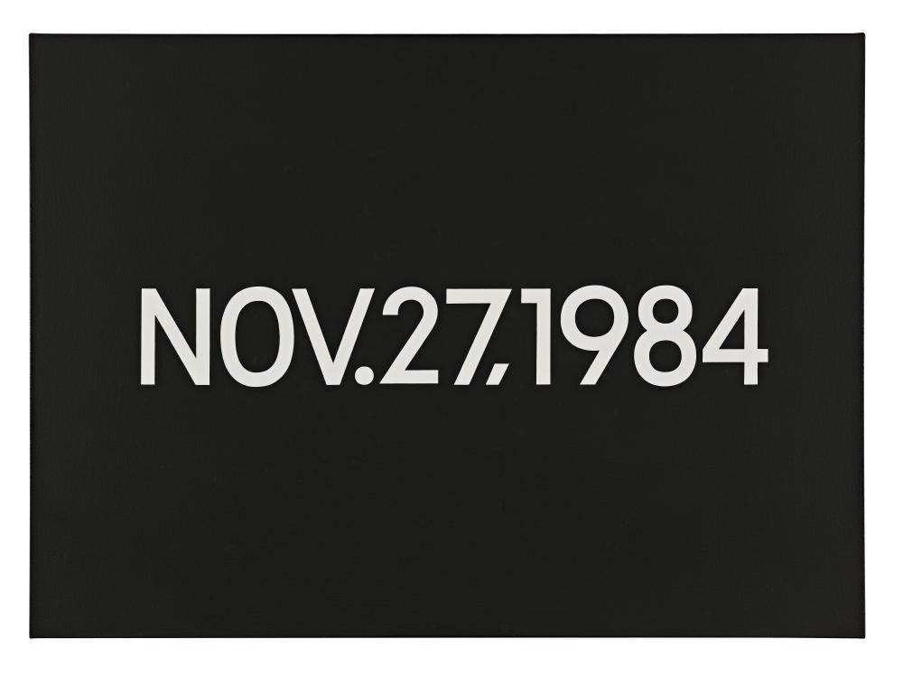 On Kawara (1932-2014) NOV. 27, 1984 comparable sale