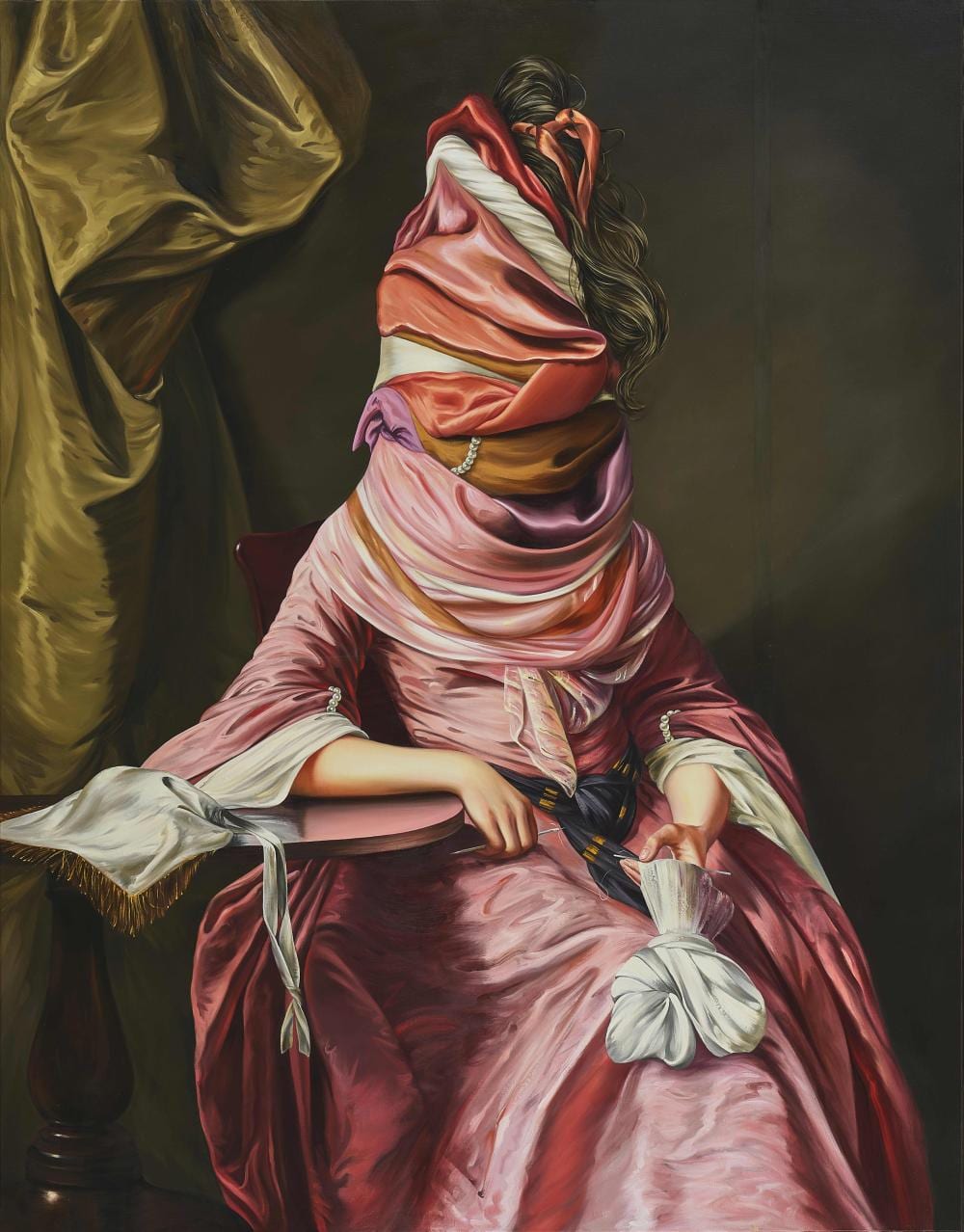 Ewa Juszkiewicz (B.1984) Untitled (after Joseph Wright) comparable sale