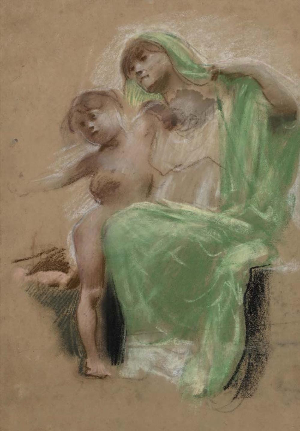 Adolf Hirémy-Hirschl comparable auction result: adolf hir my hirschl temesv r 1860 rome 1933 maternity
