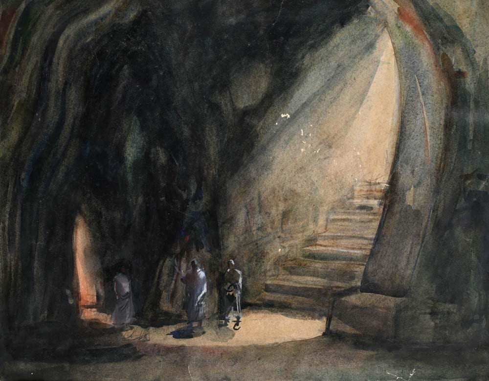 Neno Mori comparable auction result: neno mori venice 1899 venice 1968 study for the poliuto