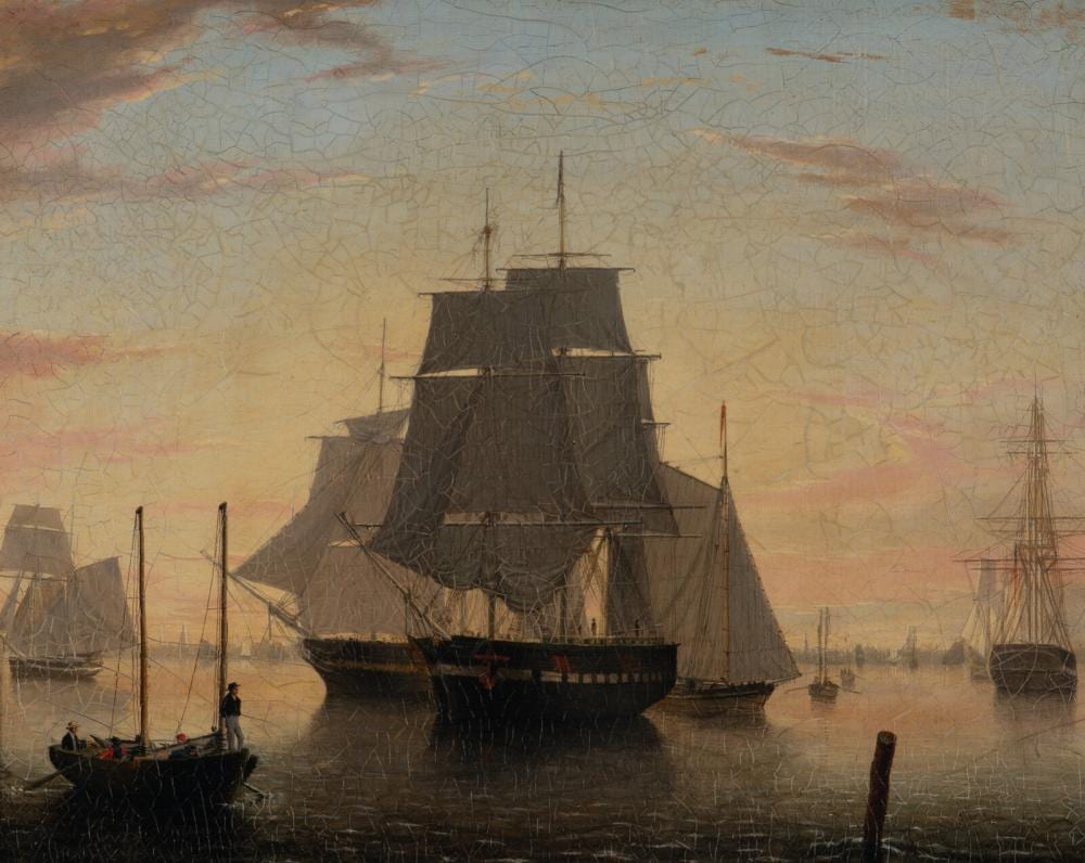 mary blood mellen american 1817 1882 twilight boston harbor · Freeman’s · 2025-12-07 Mary Blood Mellen comparable auction result: mary blood mellen american 1817 1882 twilight boston harbor