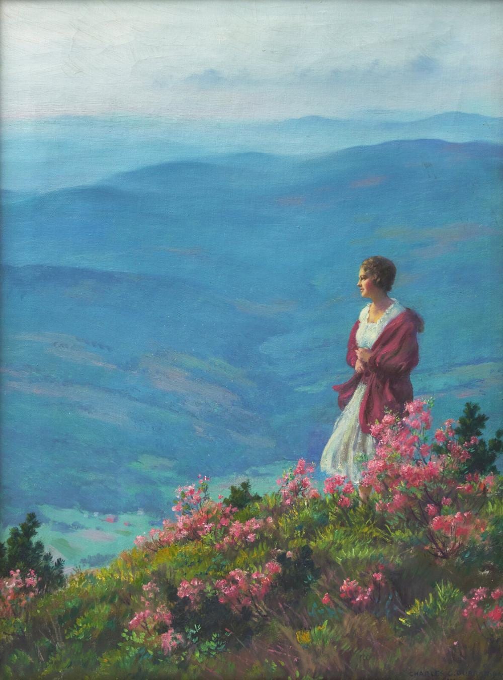 Charles Courtney Curran comparable auction result: charles courtney curran american 1861 1942 winifred 1921