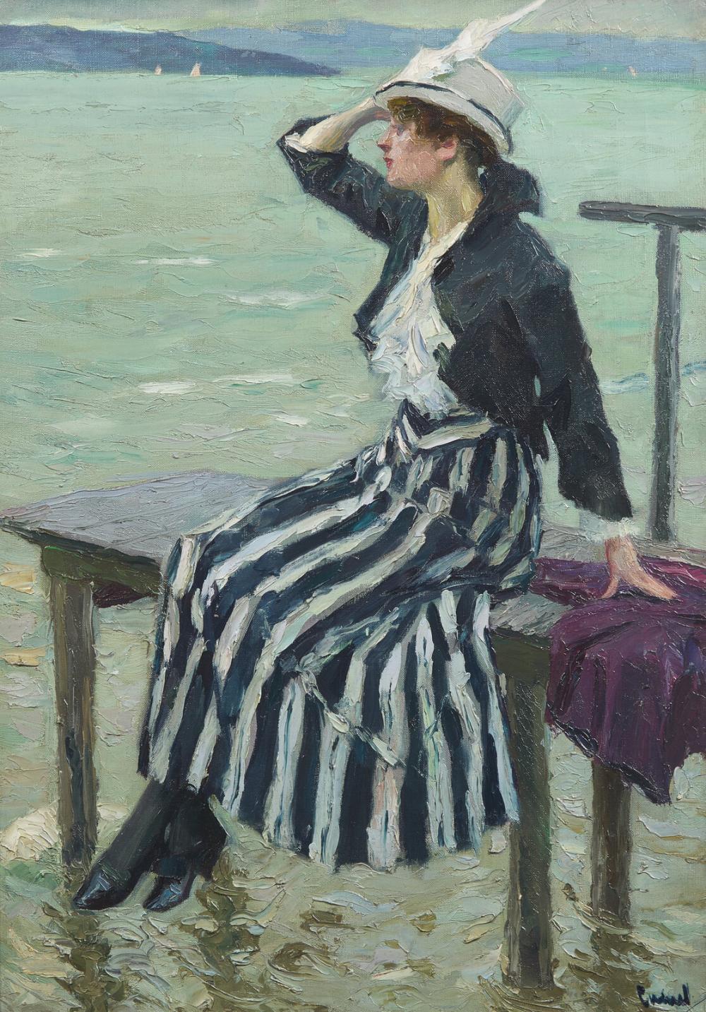 Edward Cucuel comparable auction result: edward cucuel american 1879 1954 east wind