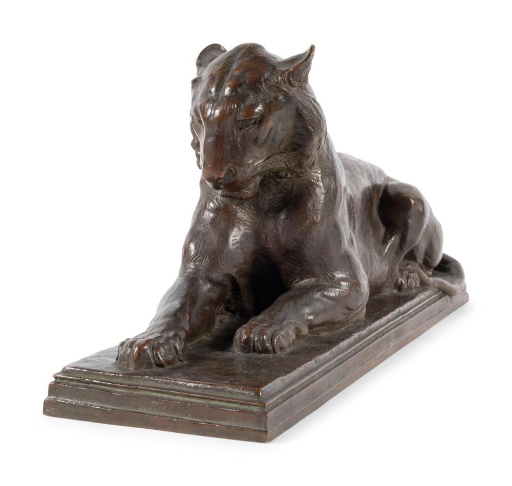 Alexander Phimister Proctor comparable auction result: alexander phimister proctor american 1860 1950 princeton tiger 1912