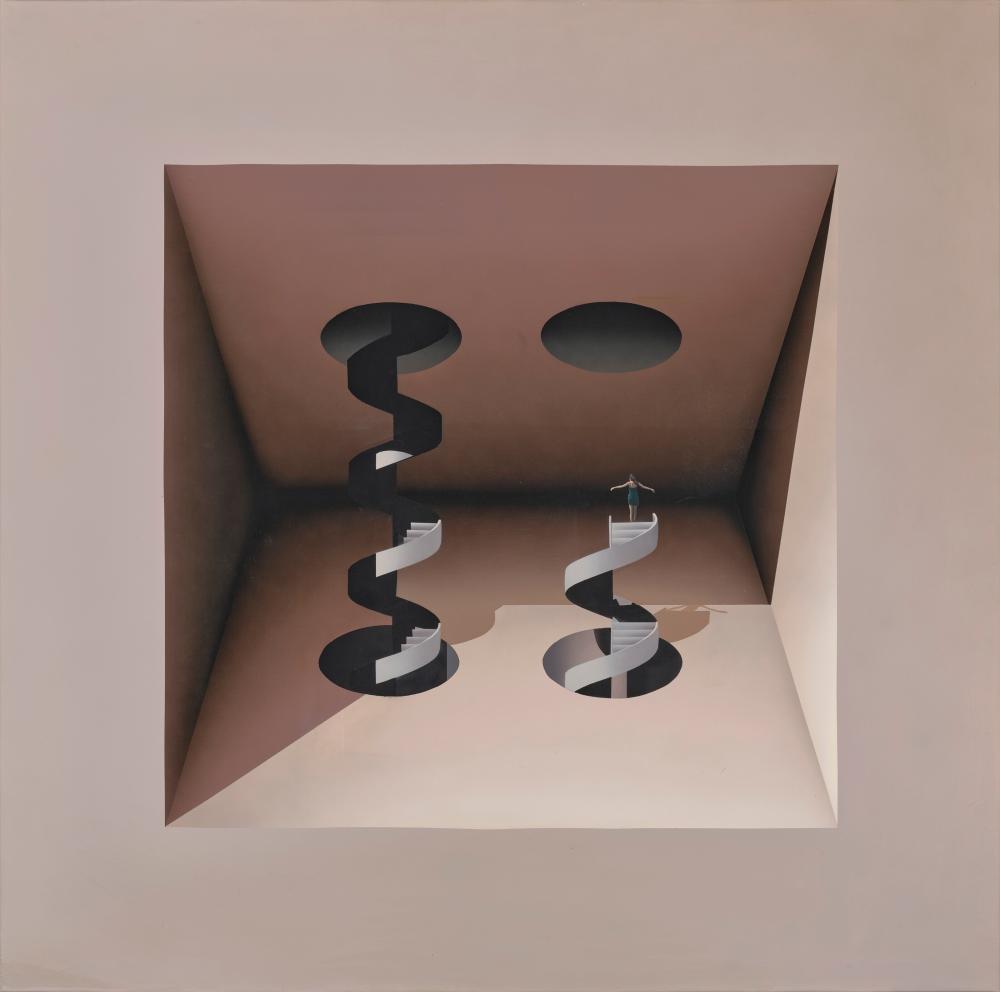 Mehdi Ghadyanloo comparable auction result: mehdi ghadyanloo b 1981 rules of success acrylic on canvas150 x 150 cm