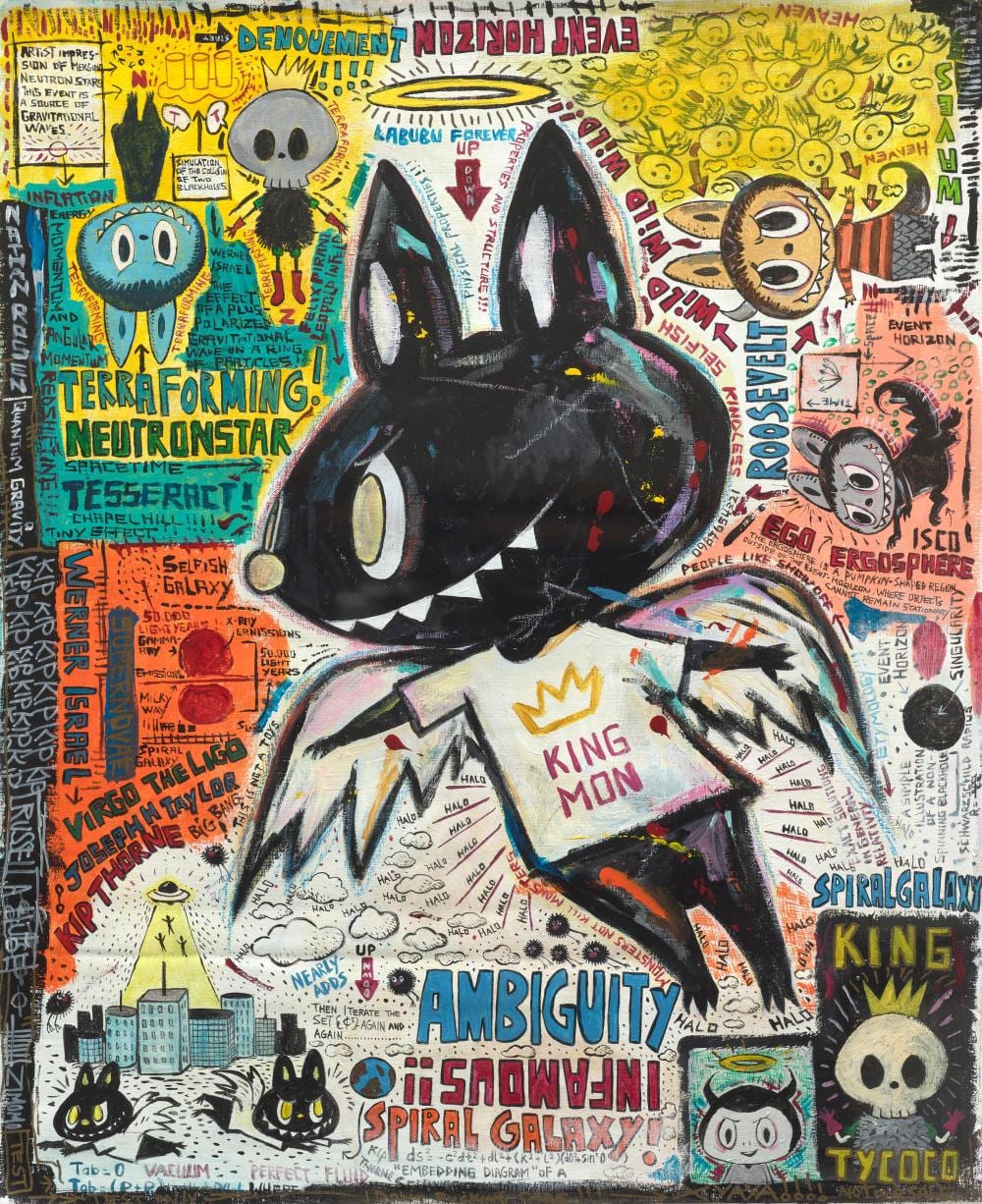 Kasing Lung comparable auction result: kasing lung b 1972 ambiguity acrylic and pastel on canvas60 x 49 5 cm
