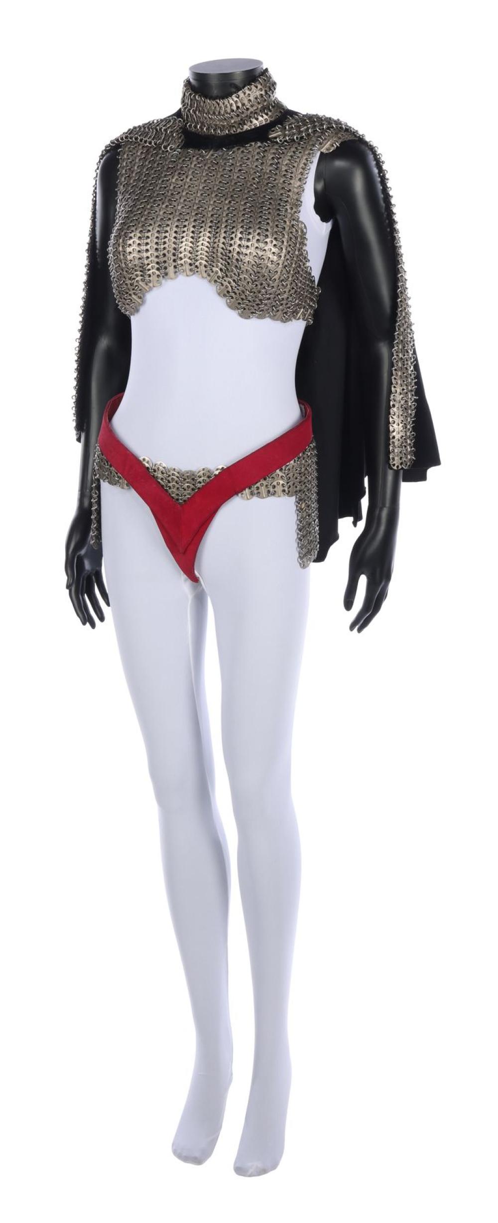 Giorgione comparable auction result: barbarella 1968 barbarella s jane fonda chain mail sogo costume
