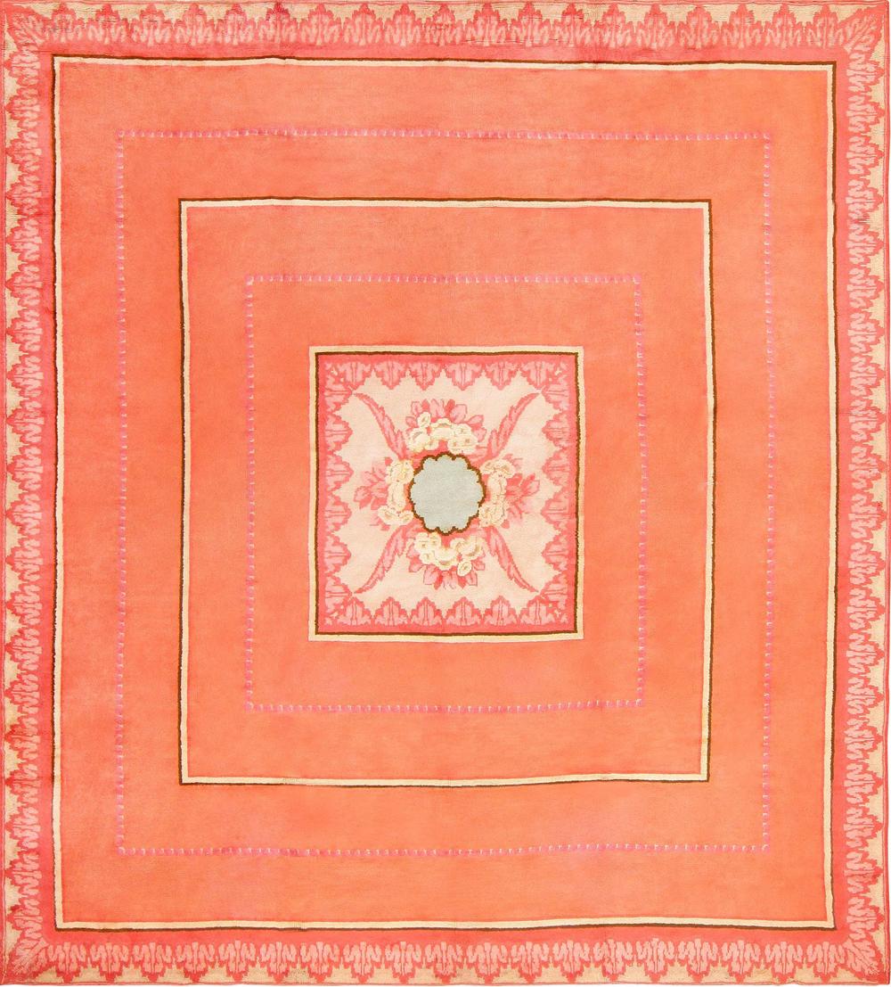 Jacques Emile Ruhlmann French Art Deco Carpet 15 ft 7 in x 14 ft (4.75 m x 4.27 m) sold by Nazmiyal Auctions, lot 134 — auction record photograph