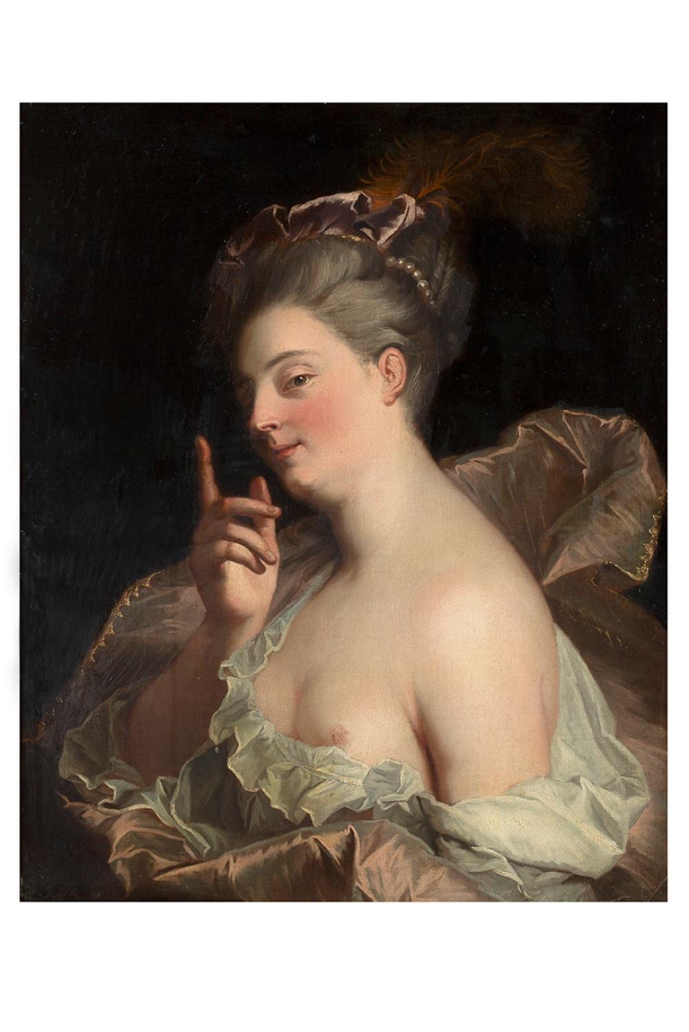 Hyacinthe Rigaud comparable auction result: cole fran aise du xviiie si cle suiveur de hyacinthe rigaud