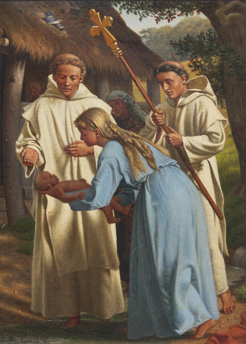 christen dalsgaard danish 1824 1907 ansgar baptizes a child 1895 · Freeman’s · 2025-12-09 Christen Dalsgaard comparable auction result: christen dalsgaard danish 1824 1907 ansgar baptizes a child 1895