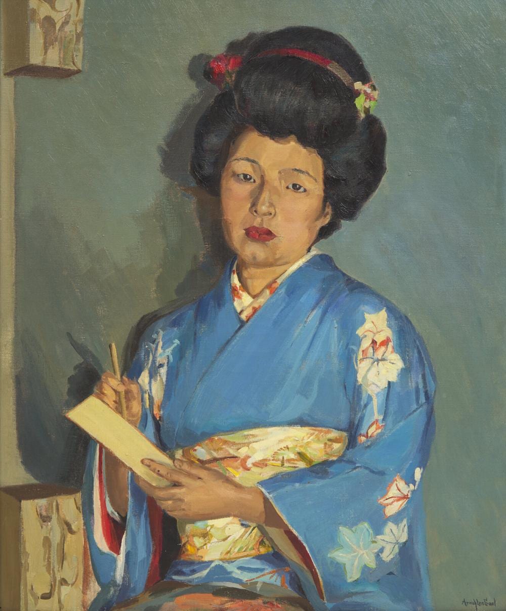 Arrah Lee Gaul comparable auction result: arrah lee gaul american 1883 1980 geisha girl