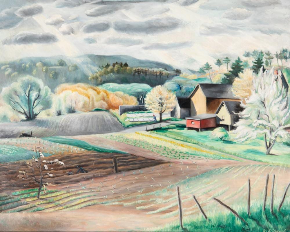 Georgina Klitgaard comparable auction result: georgina klitgaard american 1893 1976 truck gardens