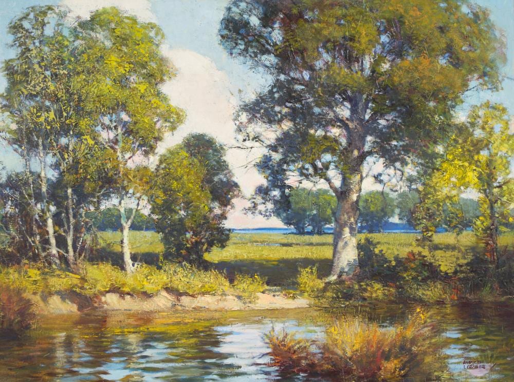 Andrew Loomis comparable auction result: andrew loomis american 1892 1959 country lake