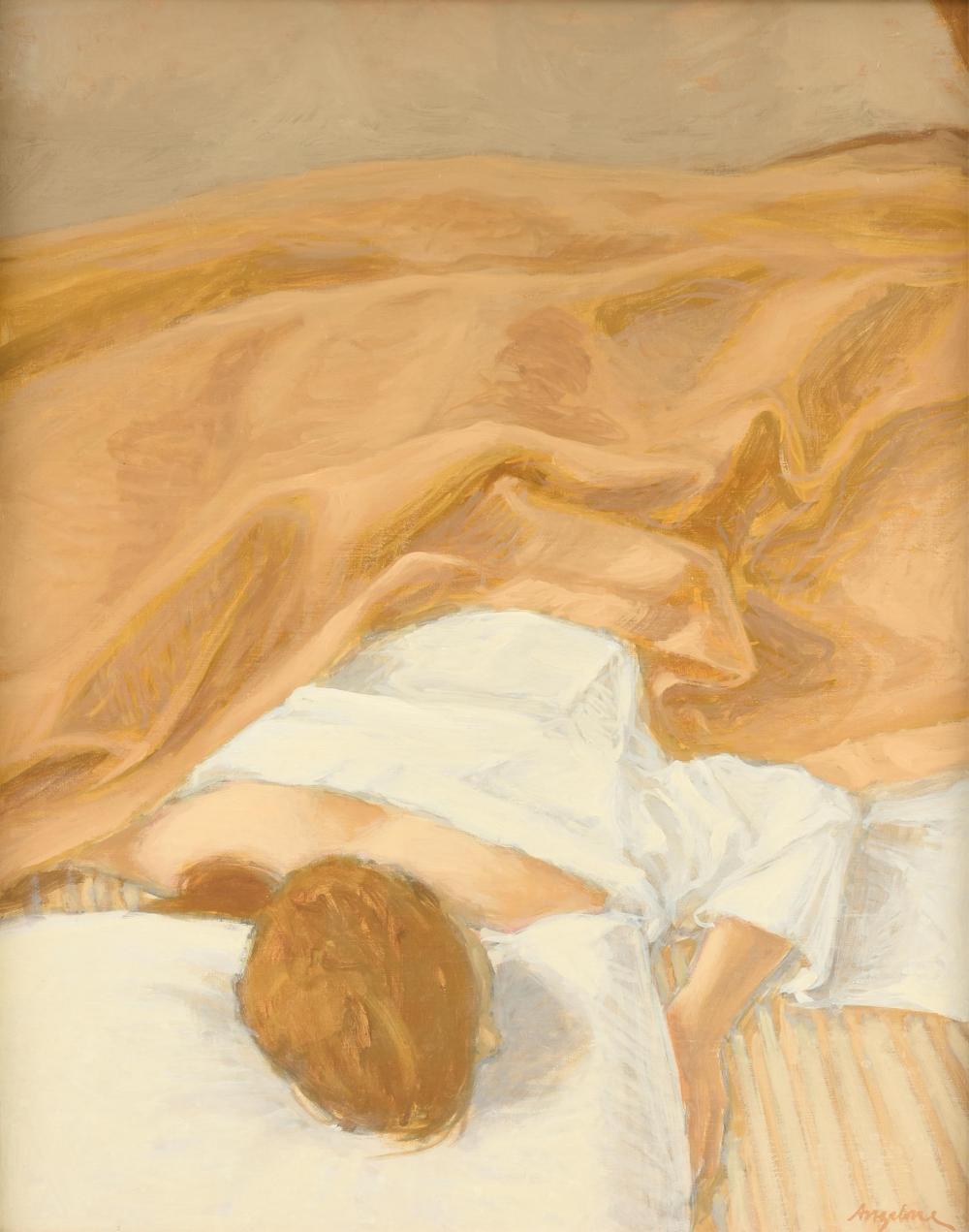 William Anzalone comparable auction result: william anzalone american texas b 1935 sleeping figure untitled circa 1974 30 1 8 x 24 1 8 in 76 5 x 61 3 cm frame 37 3 4 x 31 3 4 in 95 9 x 80 6 cm