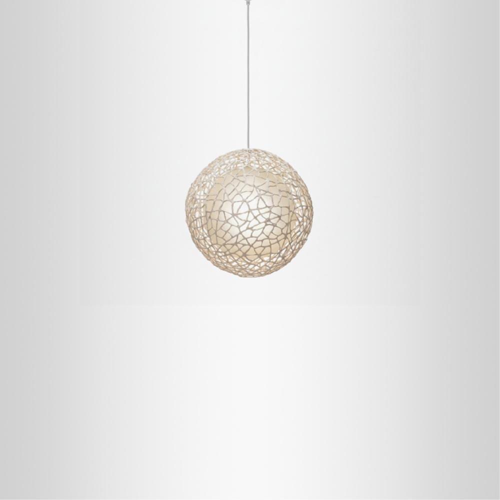 Kenneth Cobonpue comparable auction result: 2 x kenneth cobonpue classic c u c me pendant lamp colour cream 40cm diameter