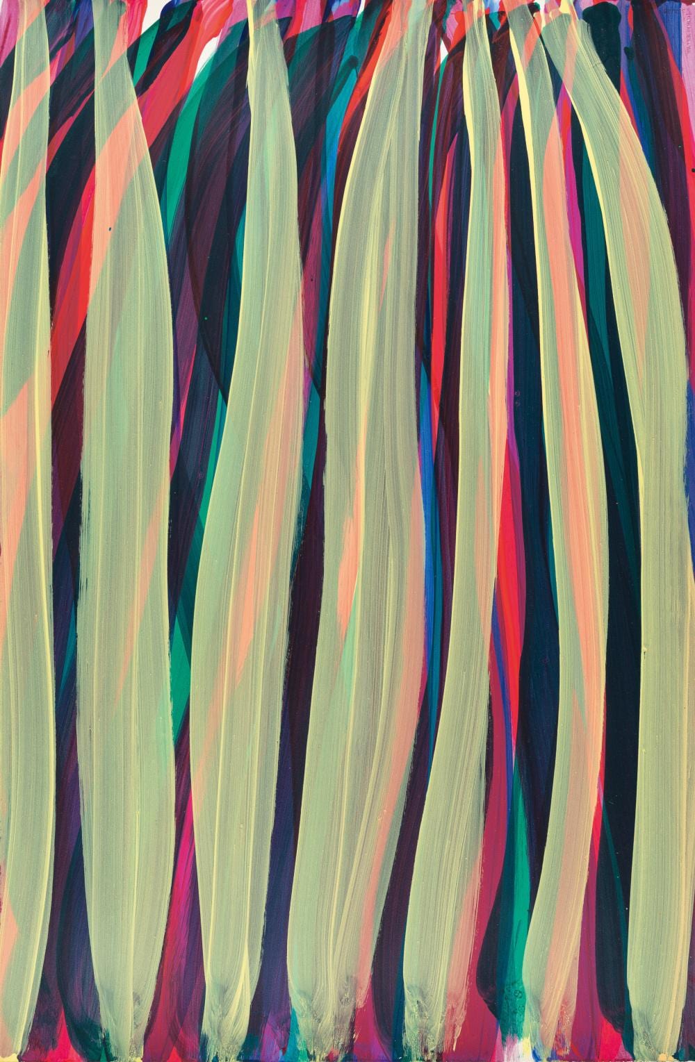 Katharina Grosse comparable auction result: katharina grosse 1961 freiburg i br ohne titel untitled