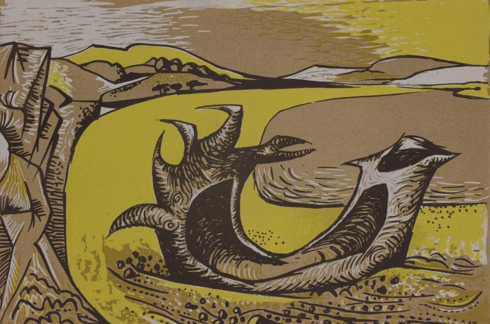 john craxton 1922 2009 clawed form from the poet s eye 1944 lithograph unframed 20 5cm x 13 5cm · Mallams · 2025-12-10 John Craxton comparable auction result: john craxton 1922 2009 clawed form from the poet s eye 1944 lithograph unframed 20 5cm x 13 5cm
