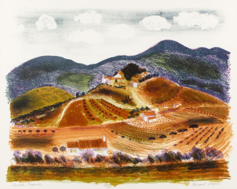 Bernard Cheese comparable auction result: bernard cheese 1925 2013 suzette provence lithograph numbered 5 35 signed in pencil lower right 41 5cm x 52cm