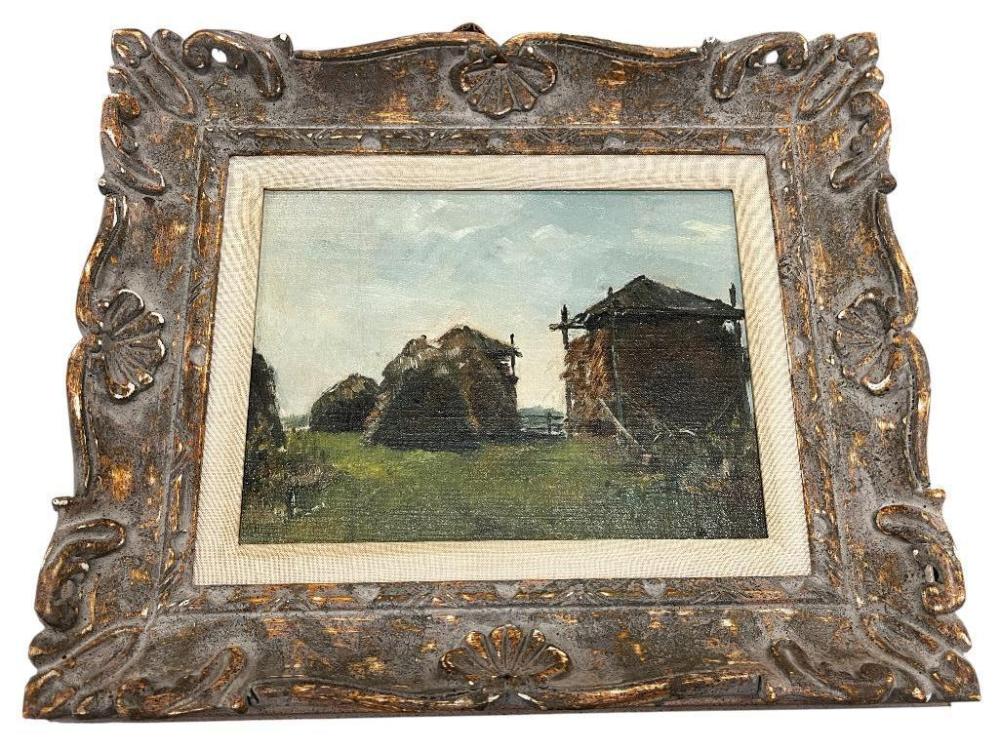 Burr H. Nicholls comparable auction result: burr h nicholls oil on canvas