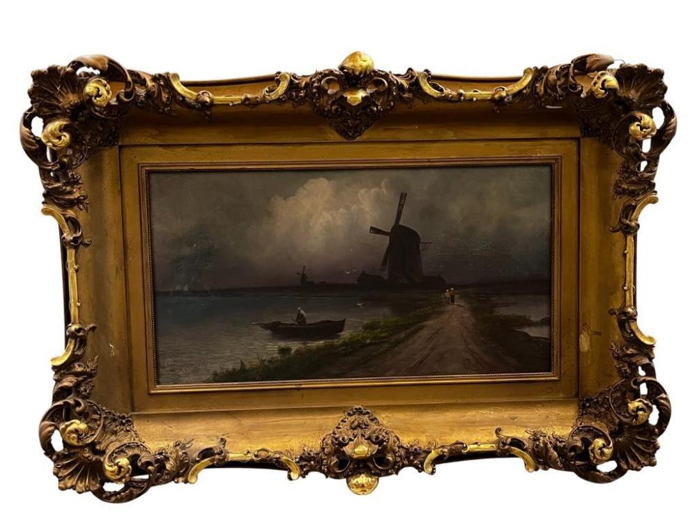Valentine Delawarr comparable auction result: valentine delawarr signed oil on canvas