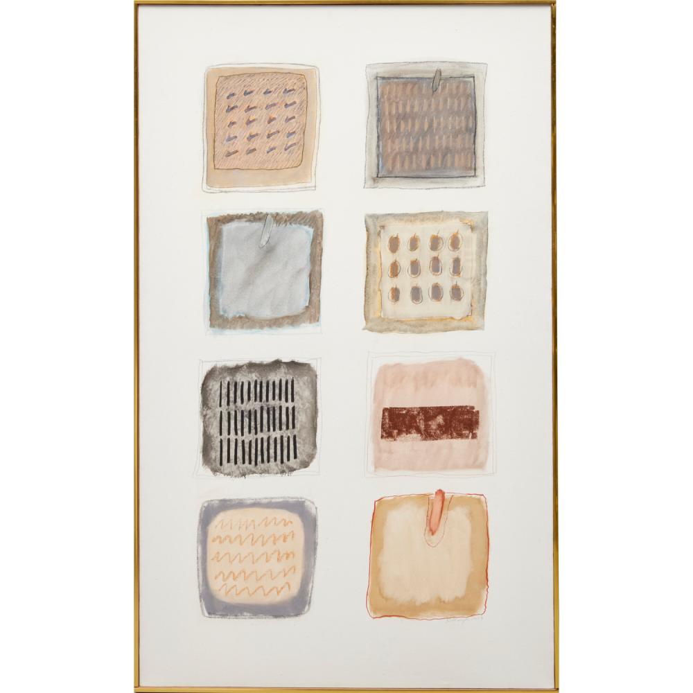 Ida Kohlmeyer comparable auction result: ida kohlmeyer mixed media on canvas 1978