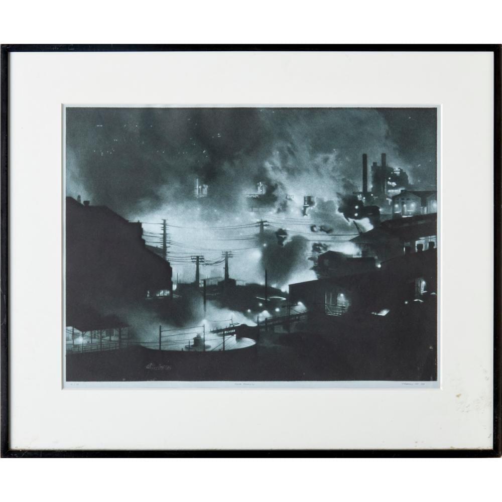 craig mcpherson mezzotint on pale blue paper · Millea Bros Ltd · 2025-12-10 Craig McPherson comparable auction result: craig mcpherson mezzotint on pale blue paper