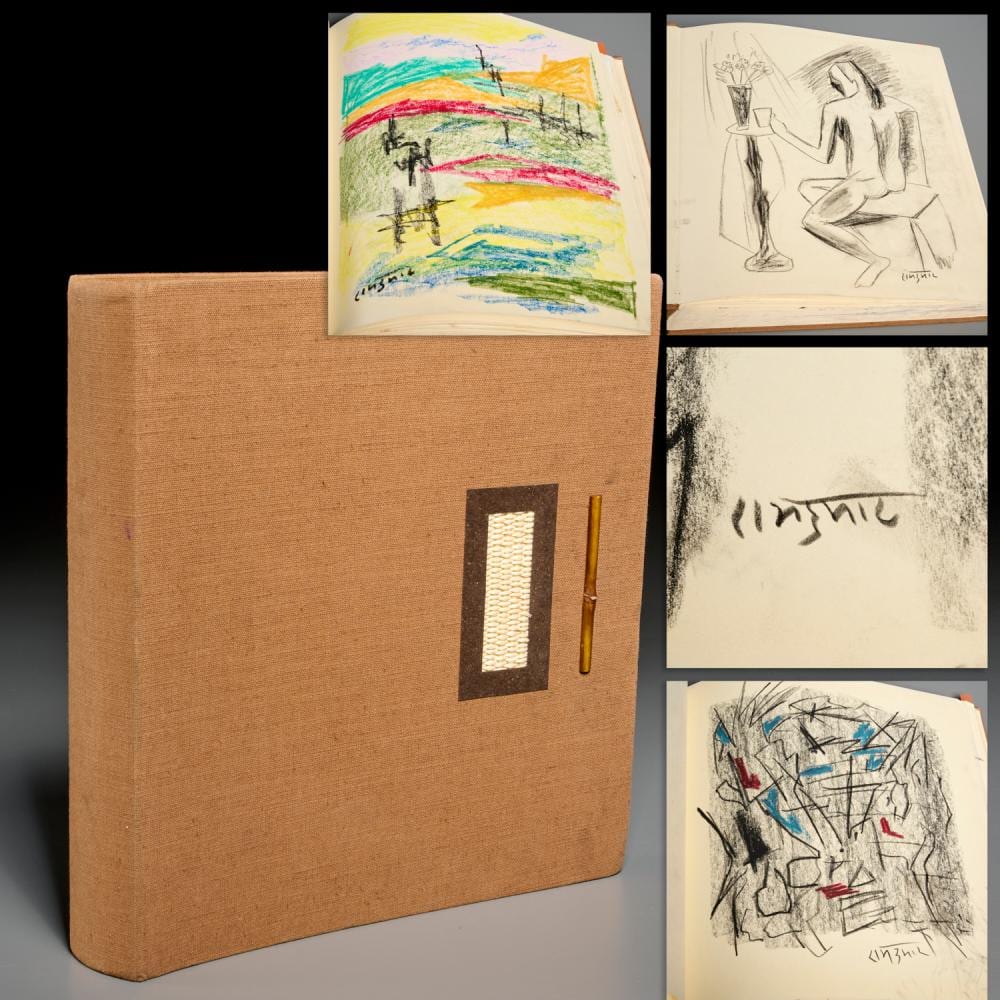ram kumar attrib original sketchbook · Millea Bros Ltd · 2025-12-11 Ram Kumar comparable auction result: ram kumar attrib original sketchbook