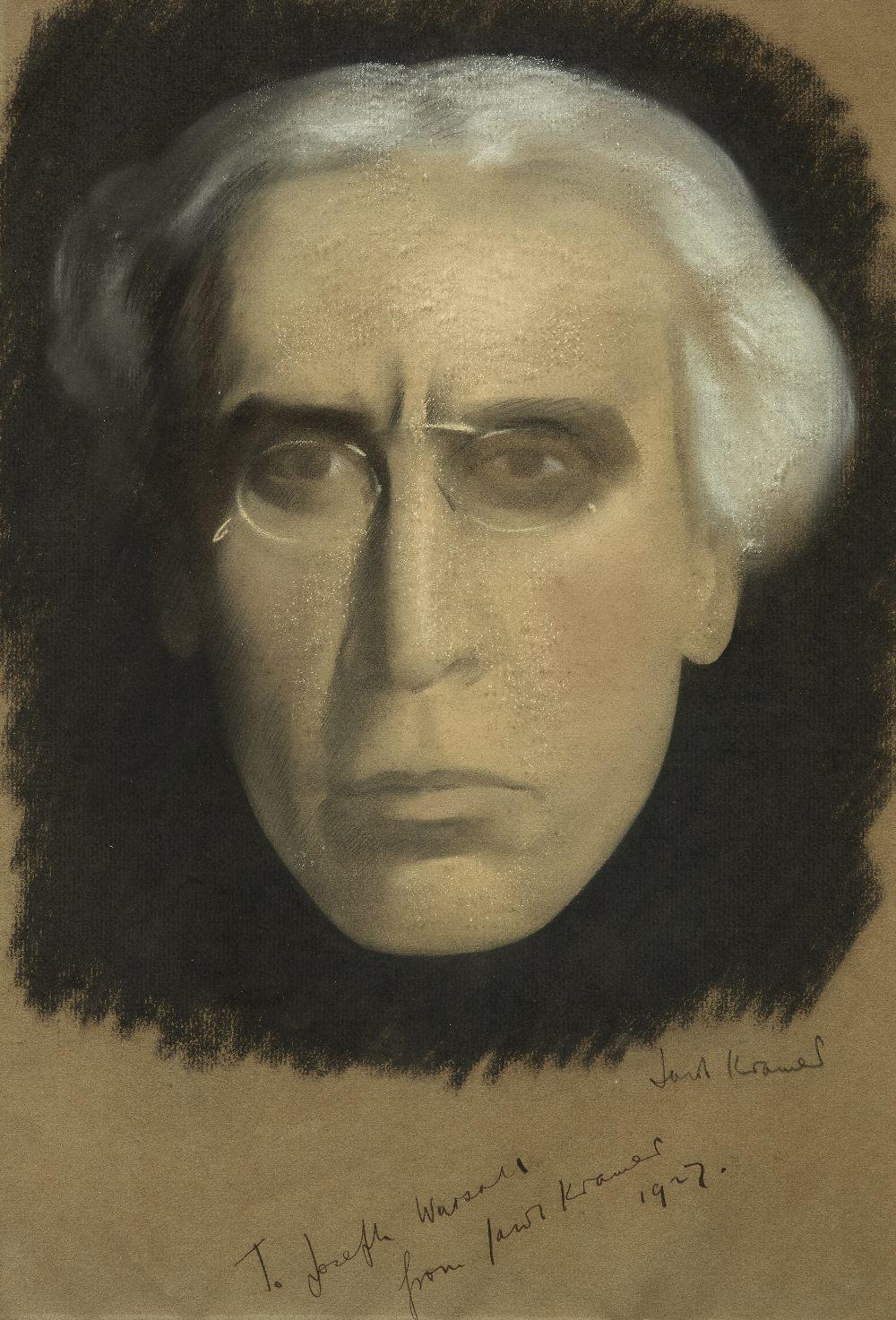 jacob kramer portrait of israel zangwill 1927 · Roseberys · 2025-12-10 Jacob Kramer comparable auction result: jacob kramer portrait of israel zangwill 1927