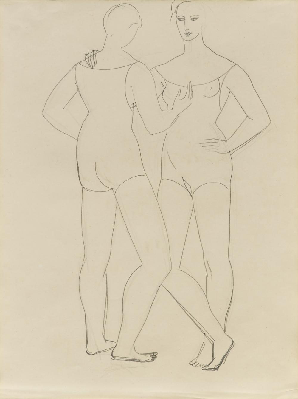 Christopher Wood comparable auction result: christopher wood two figures cannes 1927