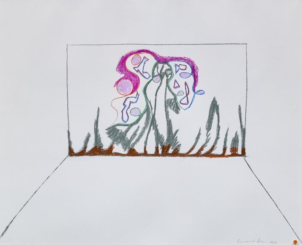 Bernard Cohen comparable auction result: bernard cohen untitled 1962