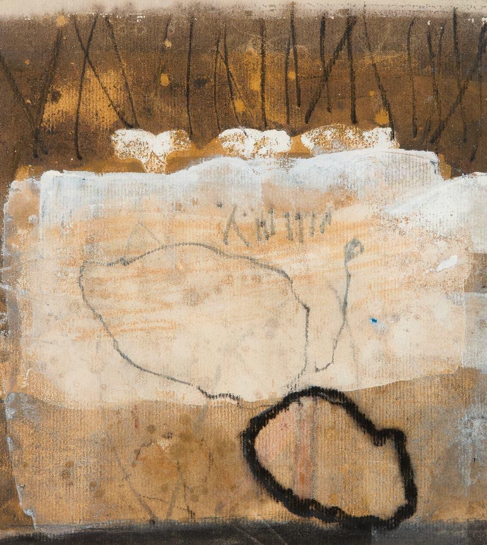 prunella clough untitled abstract · Roseberys · 2025-12-10 Prunella Clough comparable auction result: prunella clough untitled abstract