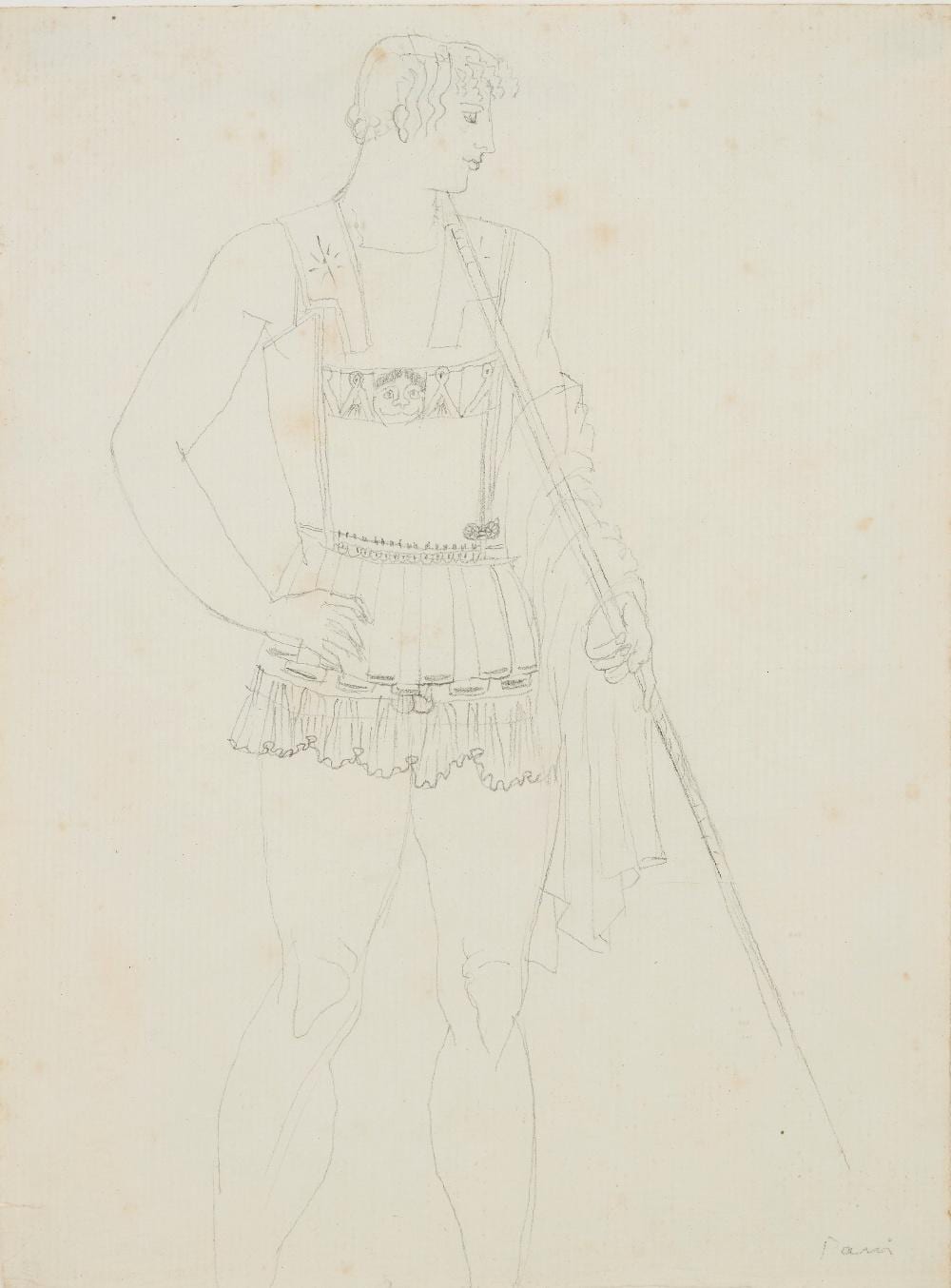 Christopher Wood comparable auction result: christopher wood costume design for ballets russes romeo and juliet paris c 1926