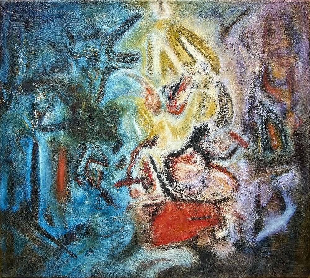 Aubrey Williams comparable auction result: aubrey williams civilisation perdu 1960