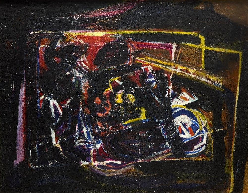 Gerald Wilde comparable auction result: gerald wilde inferno