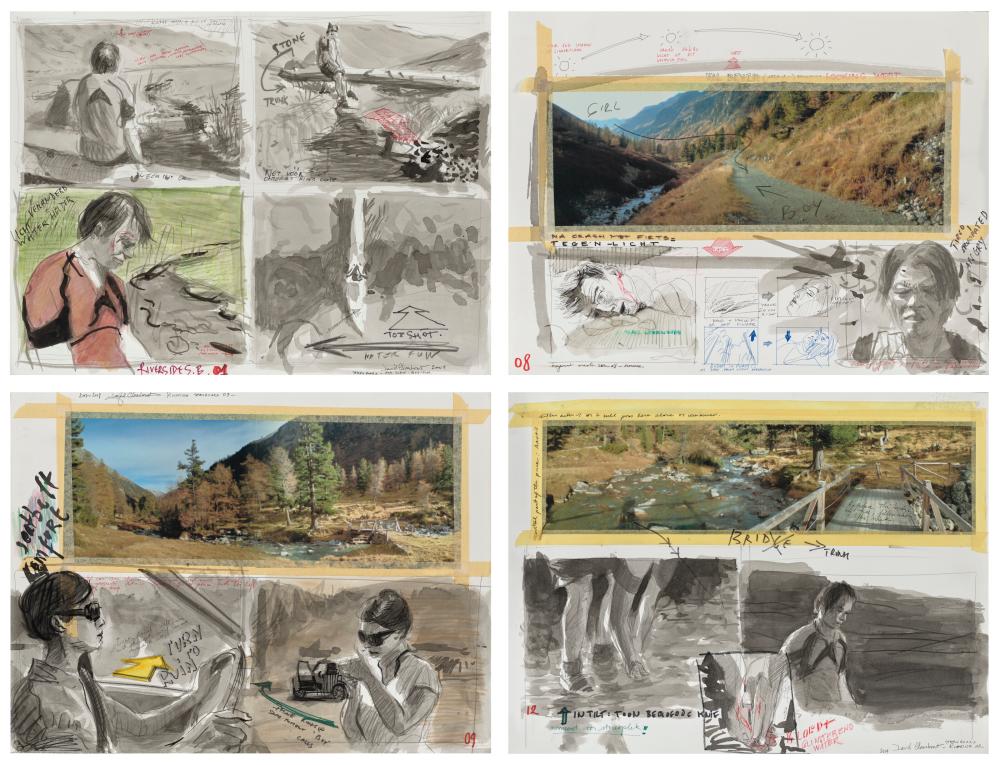 David Claerbout comparable auction result: david claerbout n en 1969 riverside storyboard 01 08 09 12