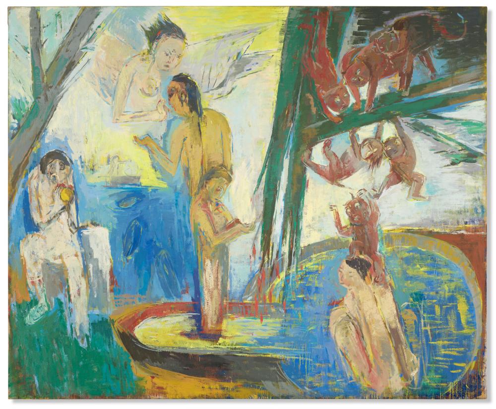 Leiko Ikemura comparable auction result: leiko ikemura n e en 1951 sans titre