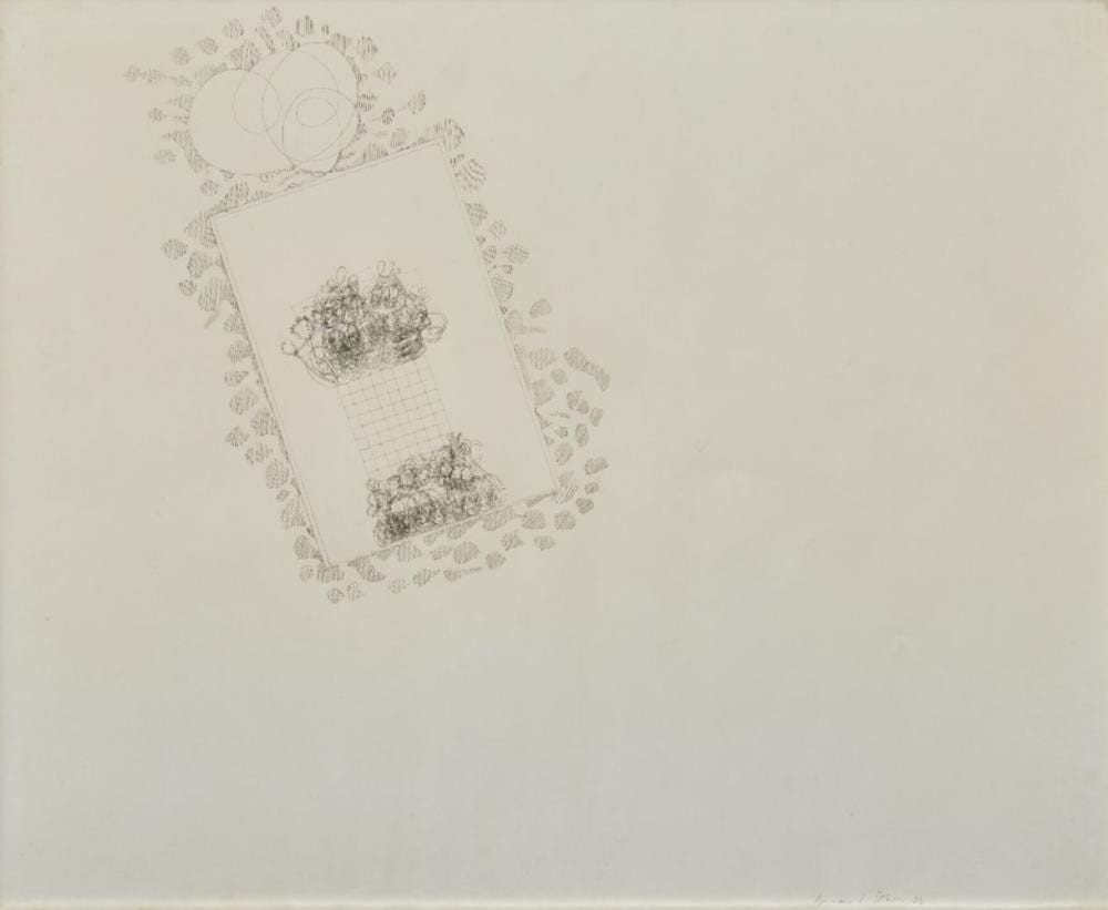 Bernard Cohen comparable auction result: bernard cohen british b 1933 untitled 1964 pencil on paper signed and dated lower right