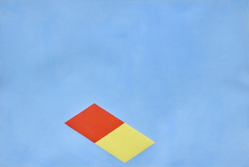 Marc Vaux comparable auction result: marc vaux british b 1932 untitled abstract 1968 gouache on paper signed and dated in penc