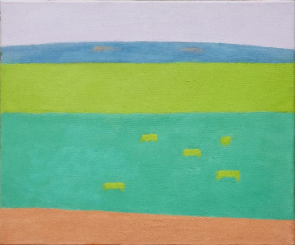 Olga Davenport comparable auction result: olga davenport south african british 1915 2008 grazing 1968 oil on canvas signed and date