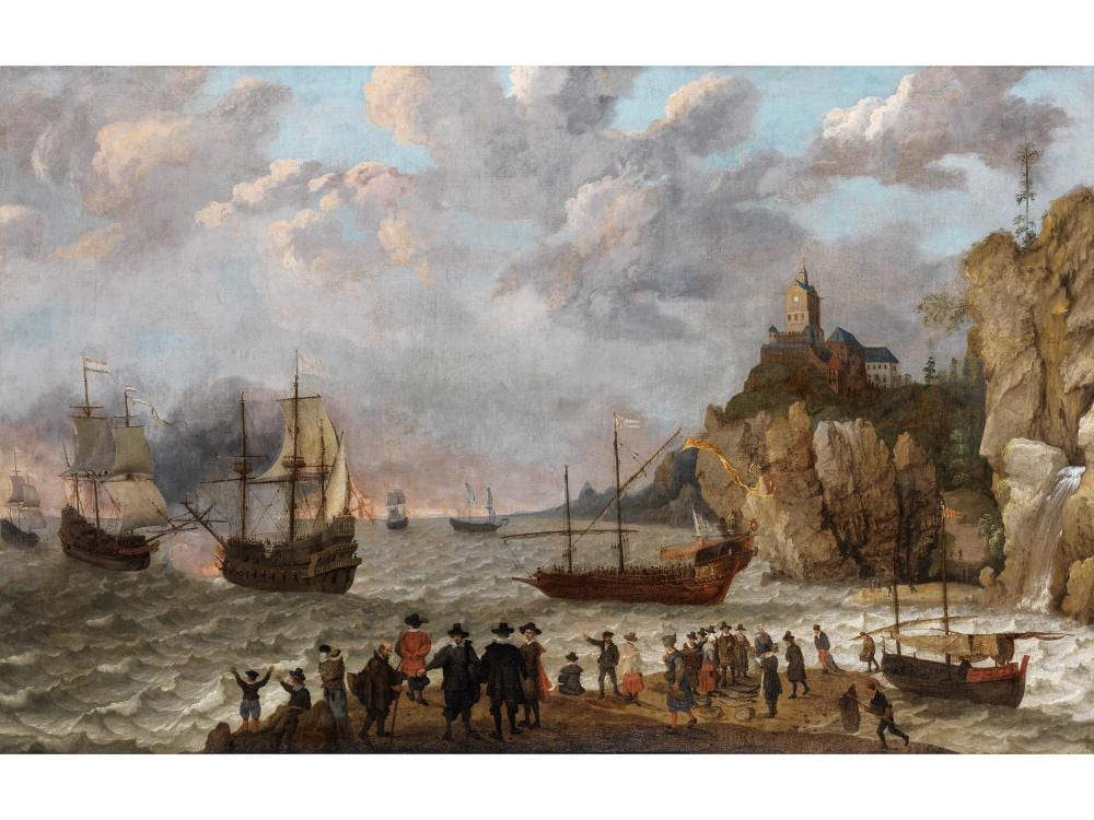 Abraham Willaerts comparable auction result: abraham willaerts 1603 utrecht 1669 ebenda