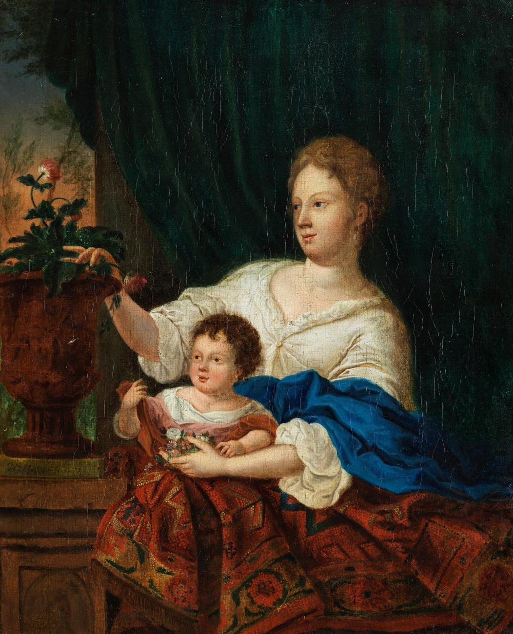 Constantin Netscher comparable auction result: constantin netscher um 1668 den haag um 1723 ebenda