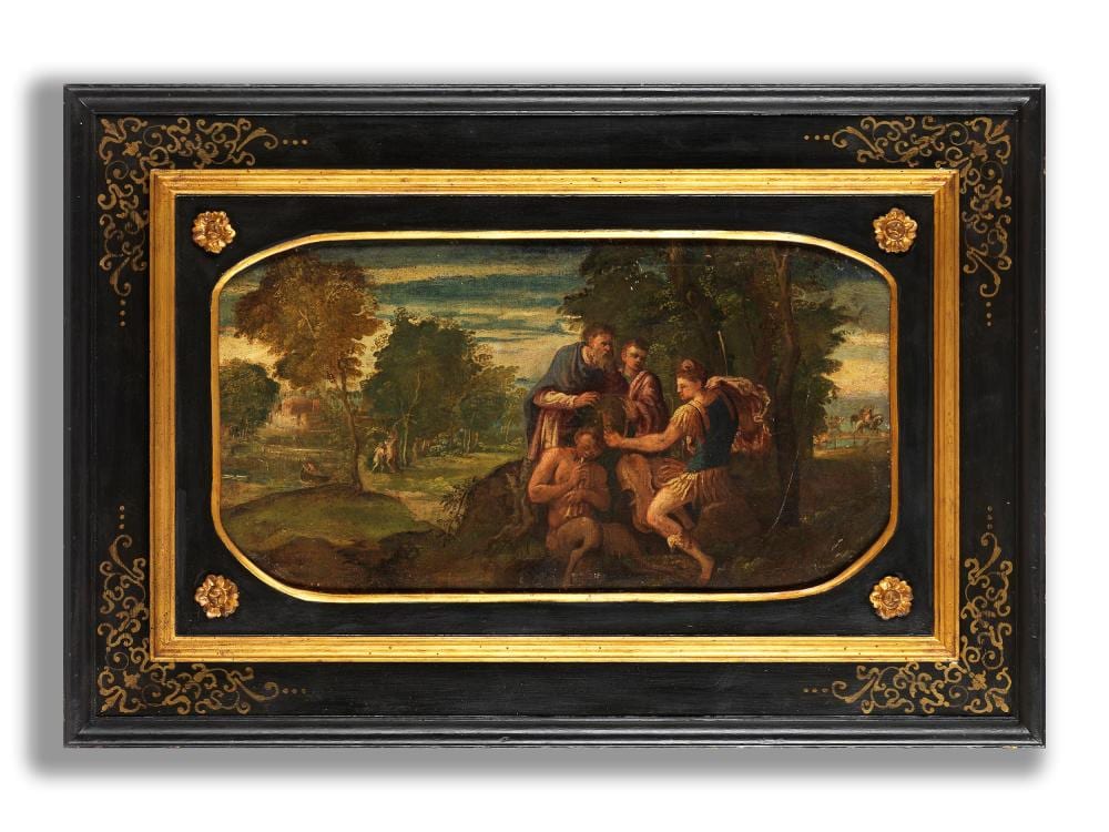 andrea meldolla genannt schiavone 1510 15 zara 1563 venedig · Hampel Fine Art Auctions · 2025-12-04 Andrea Meldolla comparable auction result: andrea meldolla genannt schiavone 1510 15 zara 1563 venedig