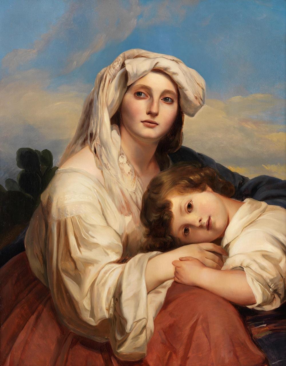 Franz Xaver Winterhalter comparable auction result: franz xaver winterhalter 1805 menzenschwand 1873 frankfurt a m zug