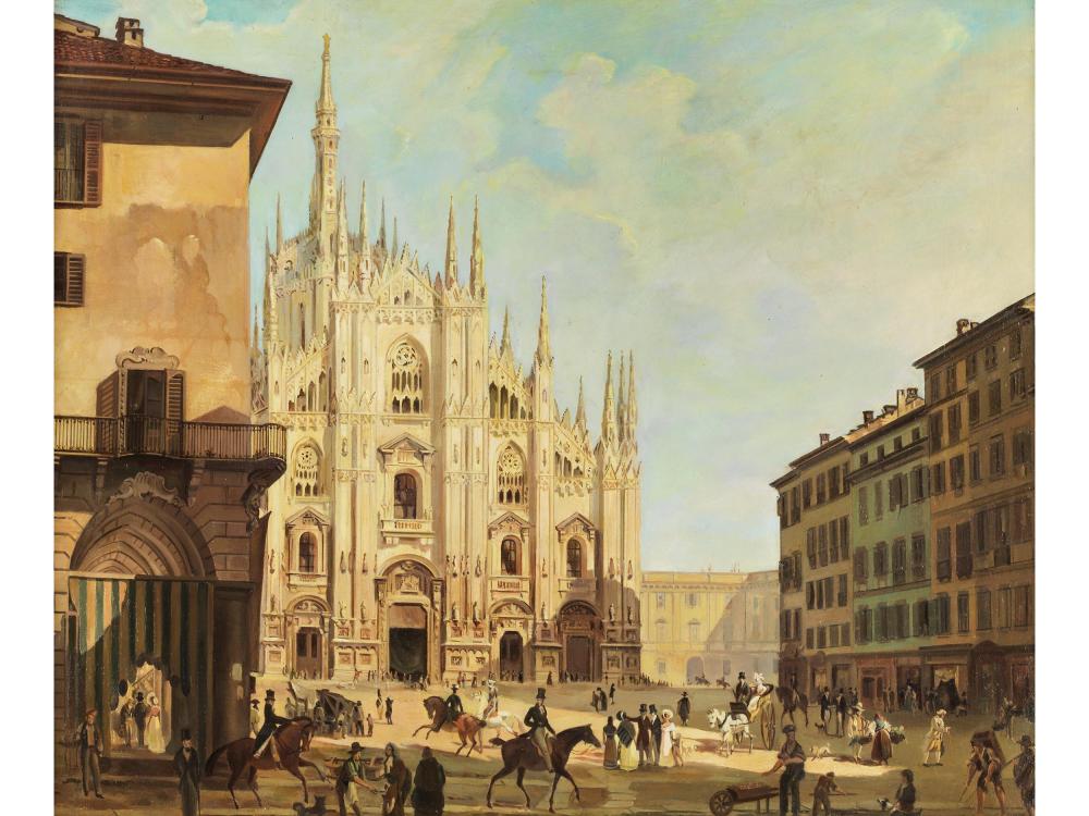 Giovanni Migliara comparable auction result: giovanni migliara 1785 alessandria 1837 mailand zugeschrieben